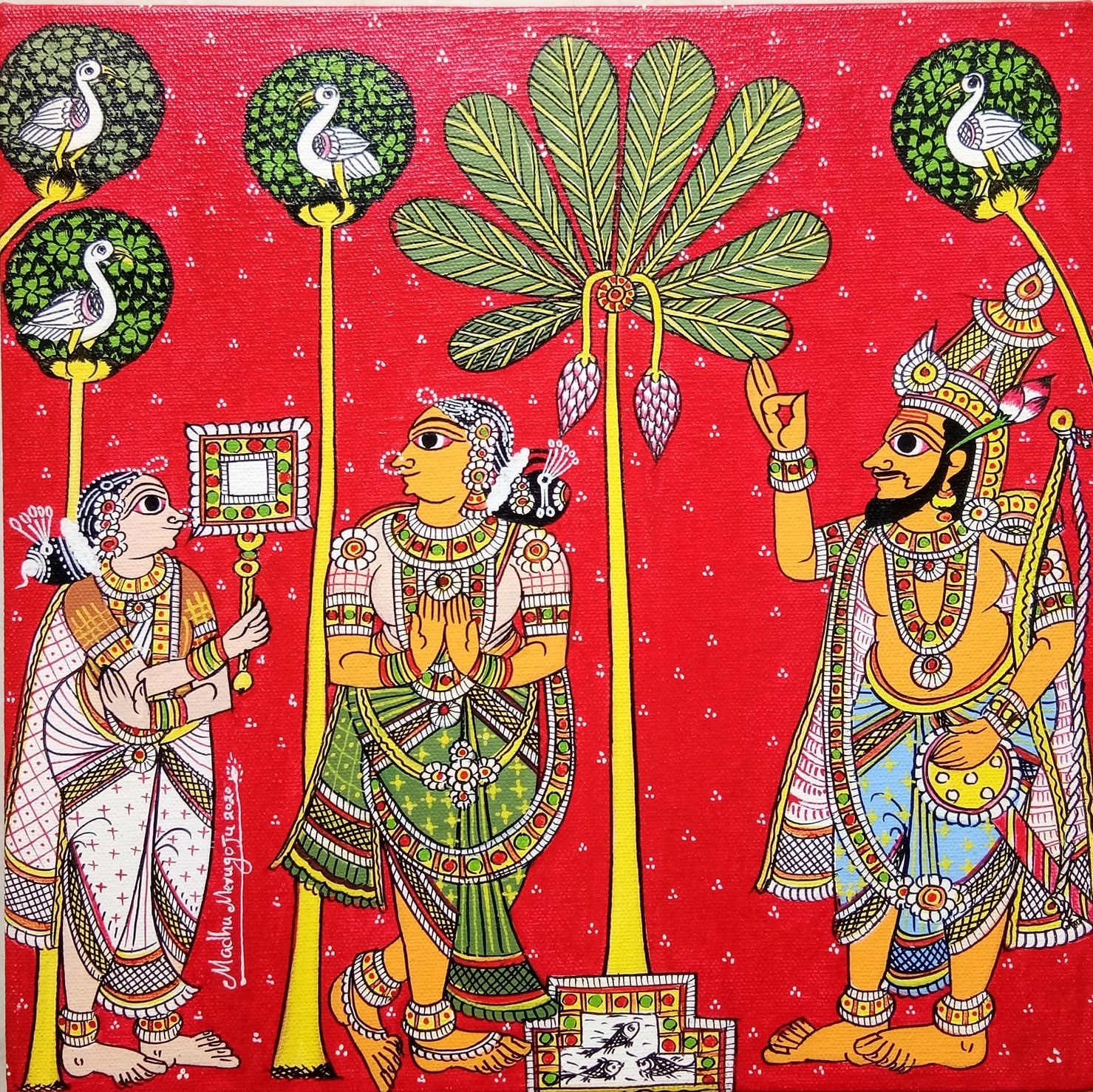Scroll Painting of Cherial, Telangana