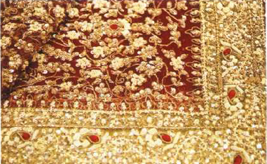 Zari/Zardozi/Metallic Thread Embroidery of Uttar Pradesh