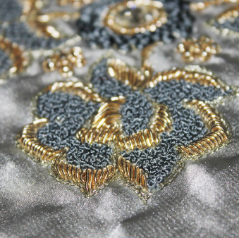 Dabka/ Dubka Work/Coiled Metal Embroidery of Rajasthan
