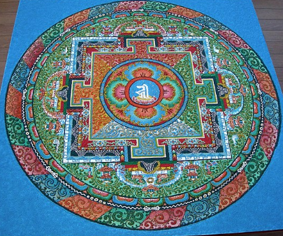 Mandala/ Sacred Geometric Buddhist Paintings of India