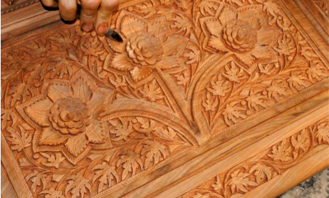 Walnut Wood Carving of Jammu